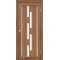 Дуб браш / Стекло сатин белый Дверное полотно VND-05