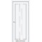 Белый перламутр / Стекло сатин белый Дверное полотно VND-05