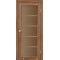 Дуб браш / Стекло сатин бронза Дверное полотно VC-02