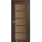 Дуб марсала / Стекло сатин бронза Дверное полотно VC-02