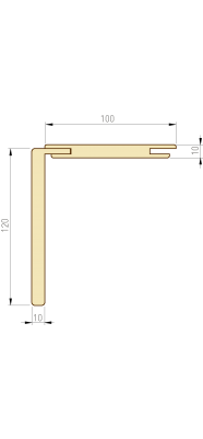 Комплект для обшивки раздвижной системы ТЕЛЕСКОП МДФ KCSS-T-01