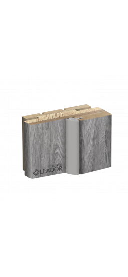 Дверная коробка с уплотнителем Дерево+МДФ Leador Express