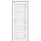 Белый матовый / Стекло сатин белый Двери Veneto